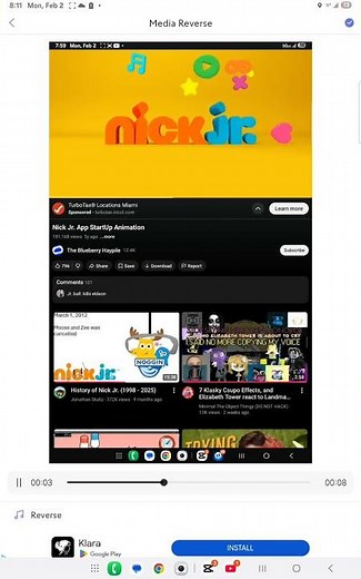 Nick jr but REVERSED