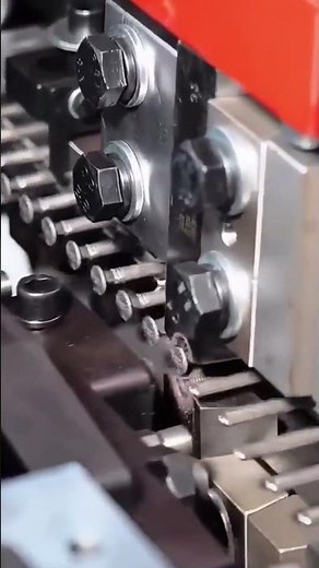 Factory Nail Production Process #shorts #factory #machinery