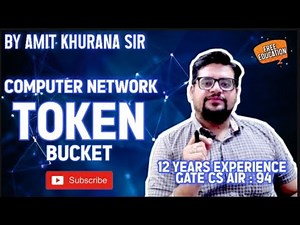 Token Bucket Algorithm In Hindi | Congestion Control In Hindi | Token Bucket