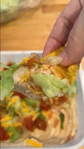 EASY 5 Minute Taco Dip! PERFECT for Cinco De Mayo!