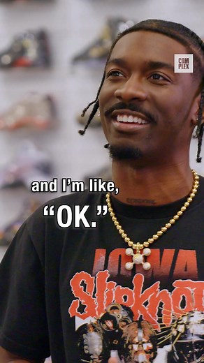 BruceDropEmOff holds the G-Unit G6's for the first time #BruceDropEmOff #SneakerShopping #50Cent #AllenIverson #Reebok