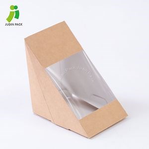 [Hot Item] Biodegradable Food Packaging Brown Kraft Paper for Sandwich Box