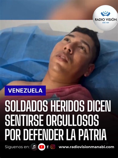 En redes sociales circulan videos de dos militares venezolanos heridos durante los bombardeos estadounidenses en Caracas. Se trata del sargento Francisco Machillanda y del sargento mayor de tercera Ricardo Salazar, según informó la periodista Madelein García del medio teleSUR. En uno de los registros, ante la pregunta “¿Cómo te sientes?”, uno de los soldados responde: “Orgulloso por defender la Patria y rodilla en tierra”, de acuerdo con el material difundido. #ULTIMAHORA #Caracas #Venezuela #Bo