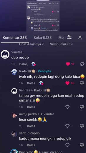 iyh nih redup bang, coba redupin lagi kalo bisa😝 #kadottttt? #just4friend #five99 #fypシ゚