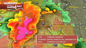 A Tornado Warning is in effect for Dodge, Fond du Lac, Washington counties until May 15 6:30PM. Seek shelter in the basement or an interior room until the storm has passed. | TMJ4 News
