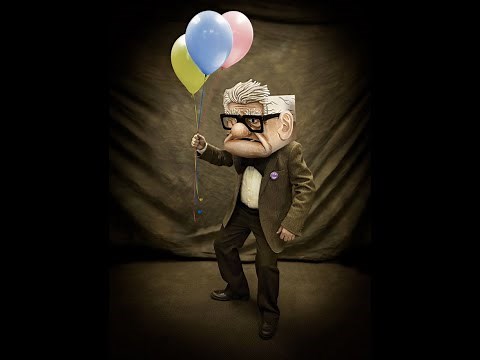 Making of Carl Fredricksen Up Costume