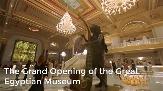 🎥 The Grand Opening of the Great Egyptian Museum 🇪🇬✨ Step into history as Egypt unveils one of the world’s most anticipated cultural landmarks — The Grand Egyptian Museum (GEM)! Located near the Giza Pyramids, this architectural masterpiece houses over 100,000 ancient artifacts, including the full collection of King Tutankhamun’s treasures 🏺👑. Join us on this breathtaking journey where the past meets the future, celebrating Egypt’s timeless civilization and artistic glory. 🎥 الافتتاح العظي
