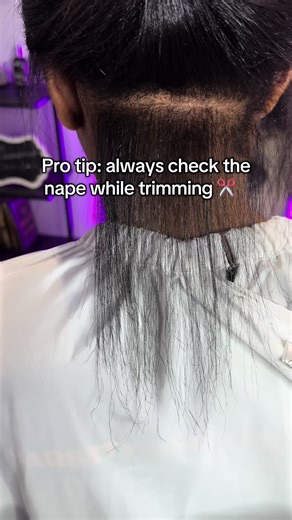Essential Tips for a Healthy Nape While Trimming Hair