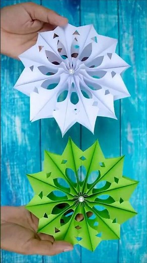 ✂️ Make a Stunning 3D Paper Snowflake 🎅