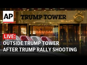 LIVE: Outside Trump Tower after shooting at Trump rally