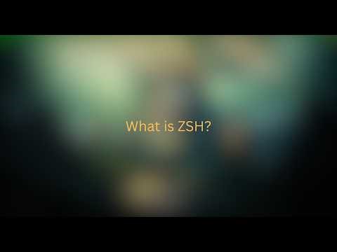 What is ZSH?......part 1