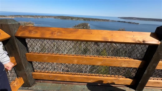 The Potawatomi State Park Tower is OPEN again!!! Get your state park sticker and be one of the first to rediscover the views after SEVEN YEARS of being closed!! | Let’s Go Door County