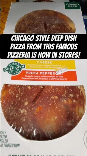 Deep Dish Pizza from Pizzeria Uno Restaurant in Chicago. Made since 1943.