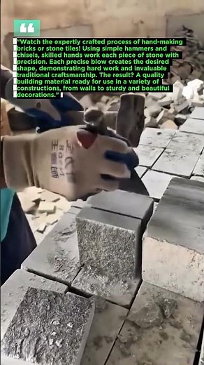 This is the process of making bricks manually.