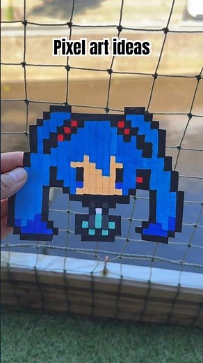 Miku Pixel Art #hatsunemiku #miku #mikuhatsune #pixelart #pixel #art