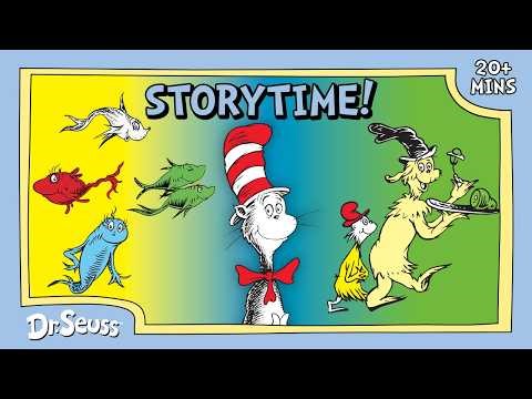 Three Dr. Seuss Storytime Adventures! ⏰📚 | Official Animated Read Along | 25+ Mins | Dr. Seuss
