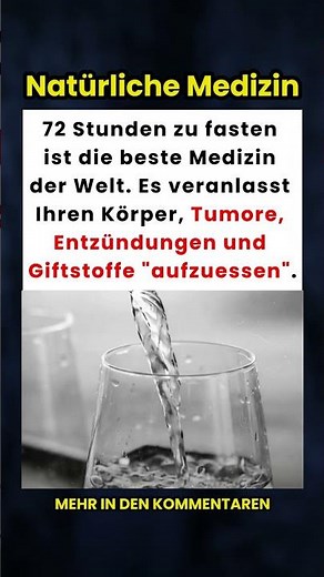 72-Stunden-Fasten: Die beste Medizin der Welt? 🧘‍♂️✨
