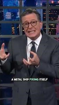 Stephen Colbert Reacts to Hellfire Missile UFO Video 🚀🛸 | UAP Hearing Shocker