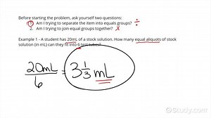 Multiplying & Dividing Measurements | Chemistry | Study.com