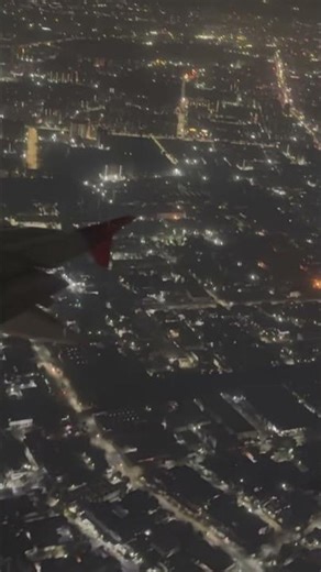 Experience the stunning night view of the city from above ✨🏙️