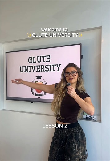 CL(ASS) IS IN SESSION 📚🎓🍑 Glute University Lesson 2: The BEST Exercises for Your Glutes!!! #gluteuniversity #howtogrowyourglutes #glutegrowth #gymtipsforwomen #glutegains
