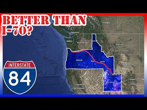 Why Interstate 84 is One of the MOST SCENIC Interstates in America | How Does it Compare to I-70?