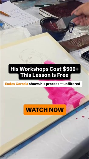 Sometimes a breakthrough doesn’t come from more practice — but from a different way of thinking. Eudes Correia shows how a master thinks and how a stronger watercolor result emerges through process. Real decisions. A living process. A clear shift in understanding — in just 3 days. 🎨 Experience how your approach to watercolor begins to change. 👉 Get Free Access | Art School Artefacto