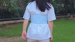 Rib Brace Chest Compression Support Belt for Broken & Cracked Ribs, Intercostal Muscle Strain, Chest Bruising – Adjustable Elastic Breathable Abdominal Binder for Women