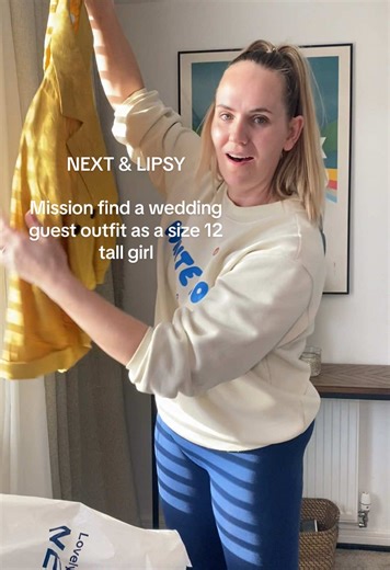 Size 12 Tall Girl Wedding Guest Outfit: Next & Lipsy Delivery Unboxing