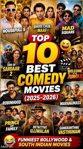 Top 10 Best Comedy Movies (2025–2026)😂| Funniest movie#movieupdates#movieweb#shorts#new#comedyscene