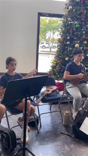 The strumming has officially begun! First day of ukulele classes at CHEC Academy with Ms. Alexa 🪕 | Lexi's Music Studio