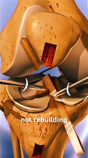 ACL Reconstruction Surgery (3D Animation) #acl #aclsurgery #aclrecovery #surgery #surgeon