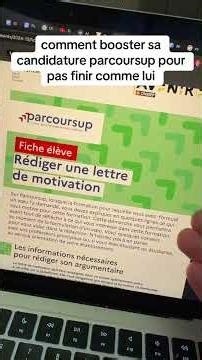 comment booster sa candidature parcoursup pour pas finir comme lui #parcoursup #terminale #bac