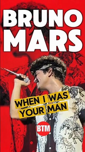 Bruno performs his 'hardest ever song' live - When I Was Your Man (Live in Manila)