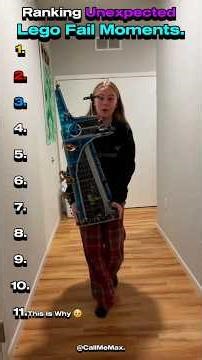 Ranking Unexpected Lego Fail Moments. #shorts