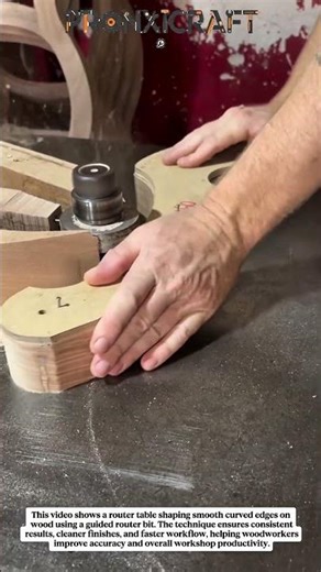Perfect Curved Wood Edges with a Router Table | Precision Woodworking Technique