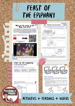 The Epiphany | Activities & Worksheets | Three Wise Men | Three Kings Day