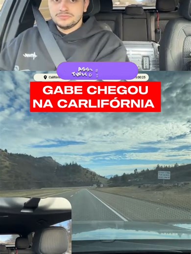Gabe Chegou na Califórnia: Aventuras e Simulação de Carro