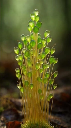 Green Moss Spore Capsules Loop 🌱