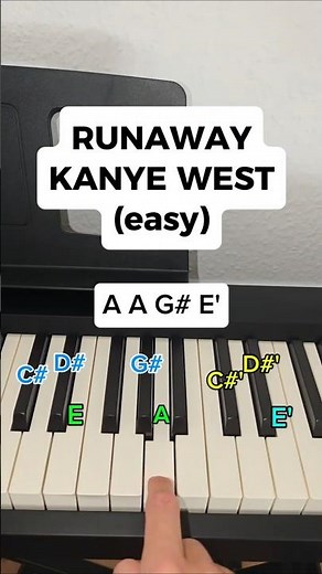 RUNAWAY 🏃‍♂️ in 8 Keys 🎹 (Easy!)