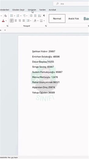 Aligning Numbers in MS Word ✅ #excel #word #ai