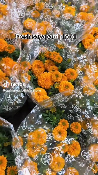 Fresh Sayapatri Phool for Tihar Celebrations