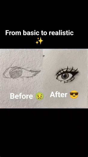 Step by step eye tutorial for beginners 👍🏻 #eyedrawing #realisticeye #arttutorial #shorts