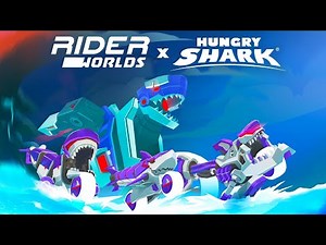 Hungry Shark x Rider World Cross Over !! - Hungry Shark World