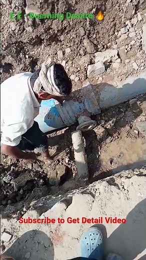 How to Install Dismantling Joint and Tee into DI Pipe #dipipe #construction