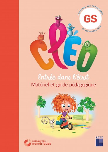 CLÉO GS - Entrée dans l'écrit - Matériel et guide pédagogique (  ressources numériques) - Ouvrage papier | Éditions Retz