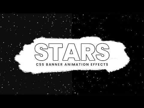 Stars | CSS Banner Animation Effects