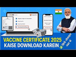 How to download COVID vaccine certificate 2025