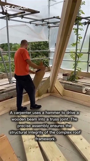 Fitting Timber Beams for Roof Framing