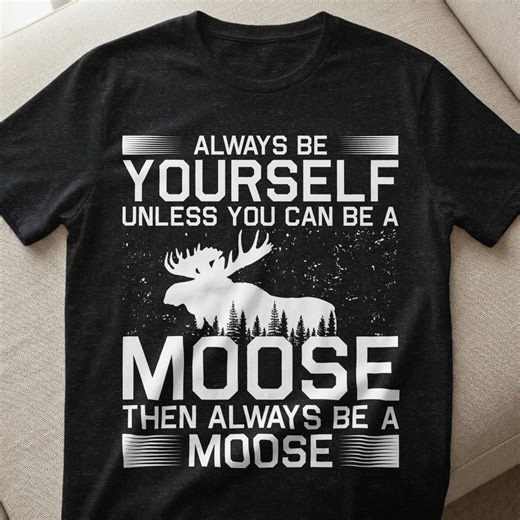 Always Be a Moose Png, Moose Shirt Design, Funny Moose Sublimation, Inspirational Moose Quote Png, Instant Download Png, Dtf Design - Etsy